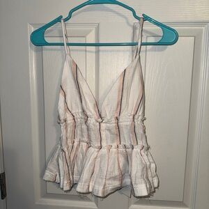 Ocean Drive Multicolor Striped Top